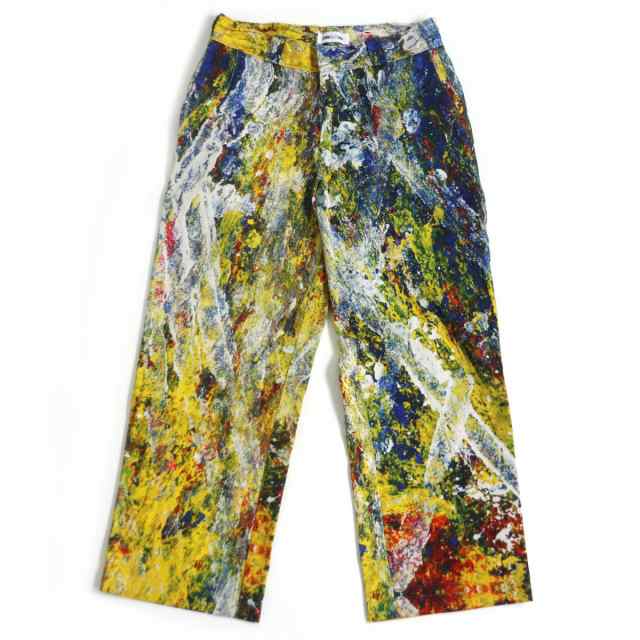 美品□WIND AND SEA×DAICHI KOYAMA/ウィンダンシー 小山大地 PAINT PANTS ペイントパンツ/デザインパンツ  マルチカラー M 日本製 正規品｜au PAY マーケット