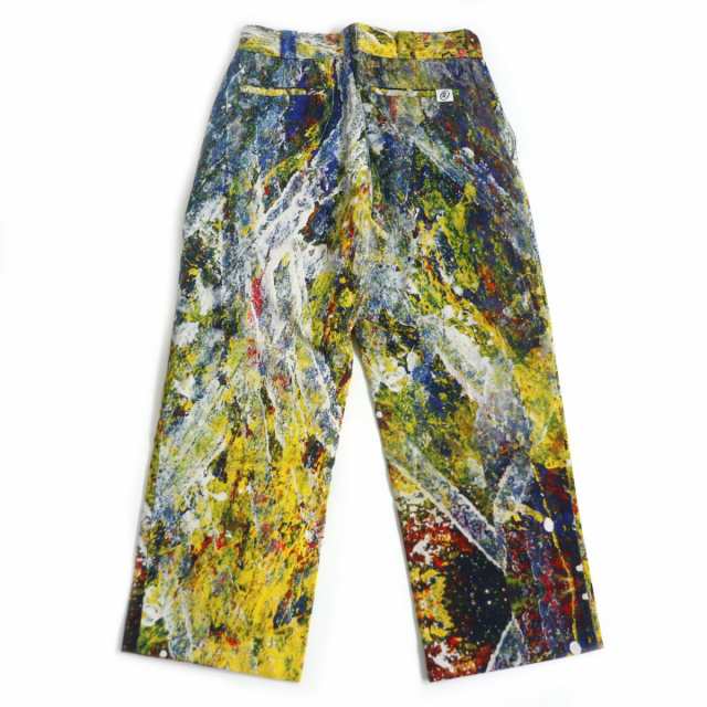 美品□WIND AND SEA×DAICHI KOYAMA/ウィンダンシー 小山大地 PAINT PANTS ペイントパンツ/デザインパンツ  マルチカラー M 日本製 正規品｜au PAY マーケット