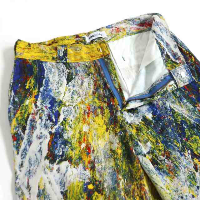 美品□WIND AND SEA×DAICHI KOYAMA/ウィンダンシー 小山大地 PAINT PANTS ペイントパンツ/デザインパンツ  マルチカラー M 日本製 正規品｜au PAY マーケット