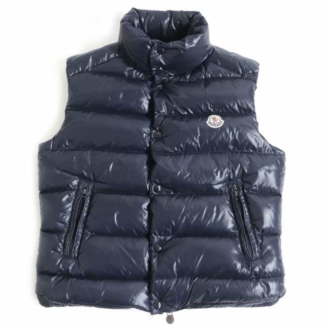 美品□2017年製 MONCLER/モンクレール TIB GILET ロゴワッペン付き ...