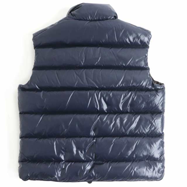 美品□2017年製 MONCLER/モンクレール TIB GILET ロゴワッペン付き WZIP×スナップボタン ダウンベスト/ジレ ネイビー 1  国内正規品 メンの通販はau PAY マーケット - 衣類＆ブランドリサイクルGREEN | au PAY マーケット－通販サイト