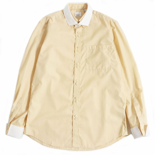 極美品□BURBERRY/バーバリー ダブルカラー/ダブルボタン コットン