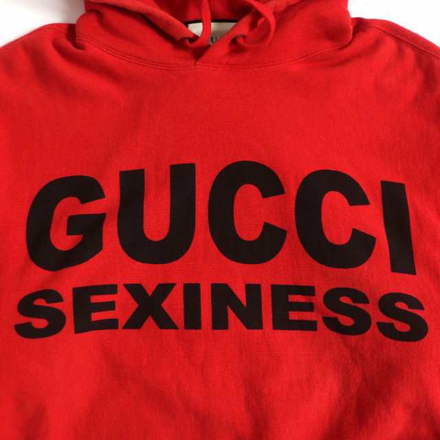 良品□20SS GUCCI/グッチ SEXYNESS 569828 コットン100％ プルオーバー