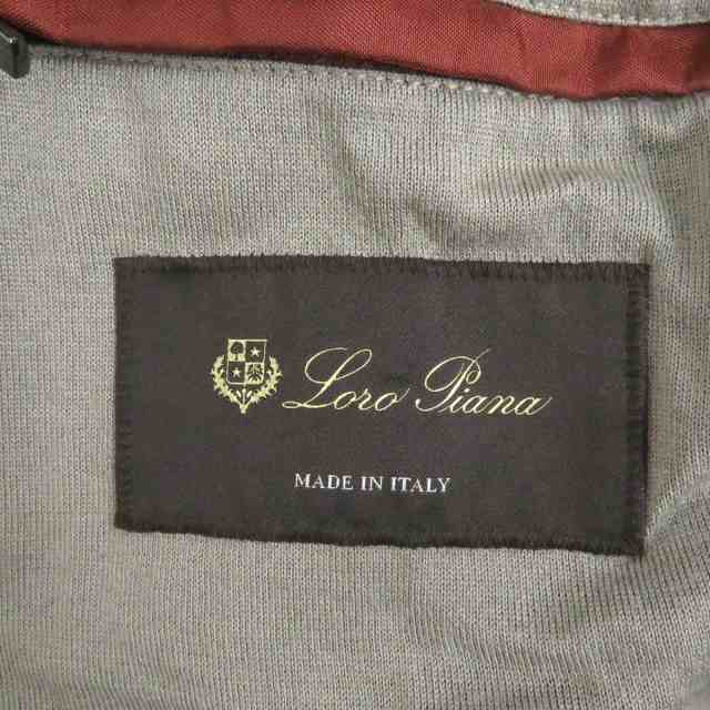 美品□Loro Piana/ロロピアーナ ダブルジップ ヤギ革 裏地カシミヤ ...