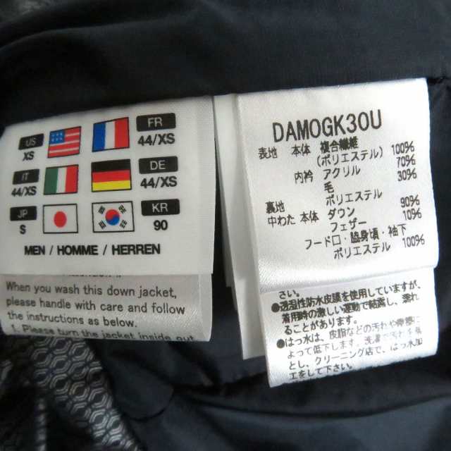 未使用品□デサントオルテライン 水沢ダウン DAMQGK30U MOUNTAINEER