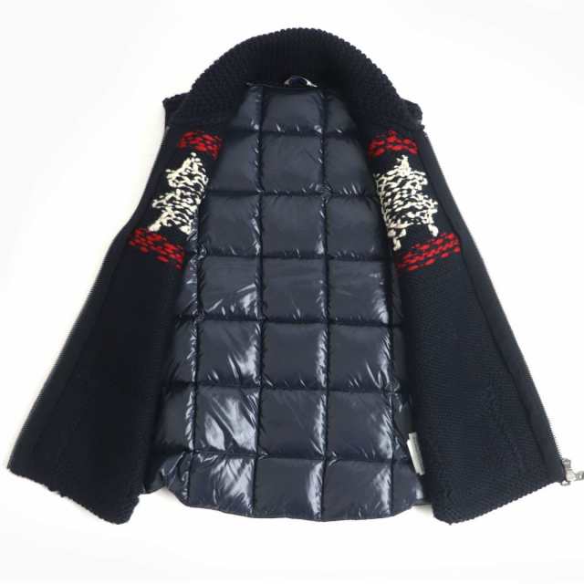 美品□MONCLER/モンクレール MAGLIONE TRICOT GILET ショールカラー