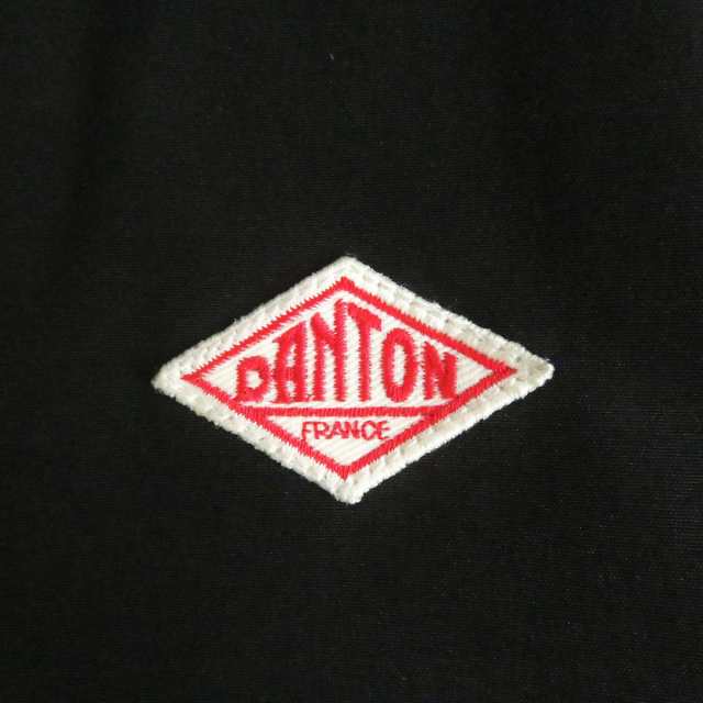 良品□DANTON/ダントン ロゴ入り ラクーンファー フーデッド WZIP ダウンコート/ジャケット ブラック 36 正規品 メンズ  寒い時期に！｜au PAY マーケット