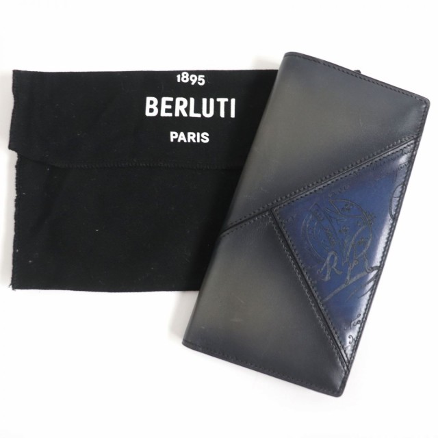 美品□BERLUTI/ベルルッティ サンタル パッチワーク カリグラフィ ...