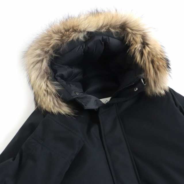 極美品□PYRENEX/ピレネックス ANNECY FUR ラクーンファー フーデッド