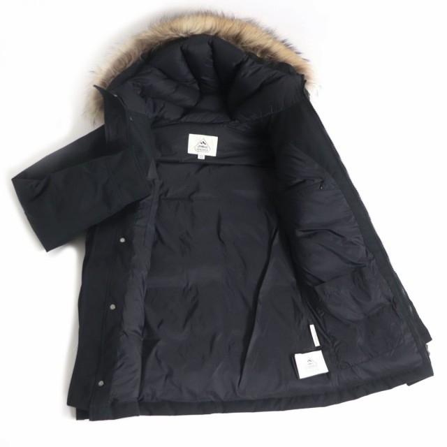 極美品□PYRENEX/ピレネックス ANNECY FUR ラクーンファー フーデッド