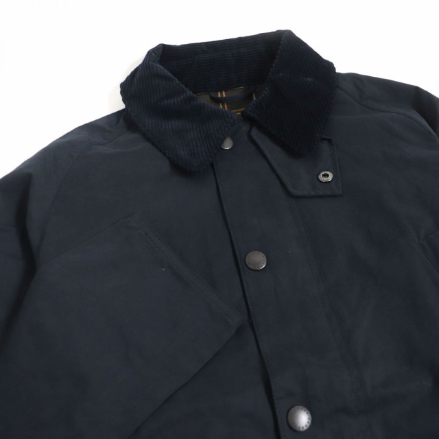 美品□Barbour/バブアー 2201152 BEDALE SL PEACHED 襟元コーデュロイ