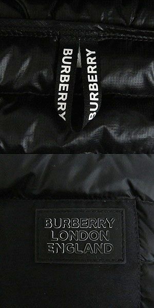 極美品□BURBERRY/バーバリー 8041194 LENHAM パッカブル ダブルジップ ライトダウンジャケット/ブルゾンジャケット ブラック S  正規品｜au PAY マーケット