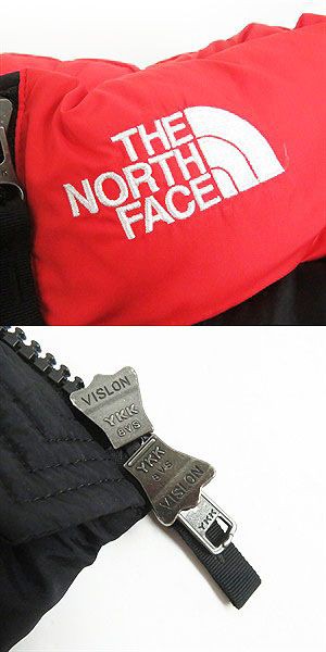 美品□THE NORTH FACE/ザ・ノースフェイス ND91831 ASCENT COAT フード入 WZIP アッセントコート/ダウンコート  ブラック×レッド L 正規｜au PAY マーケット