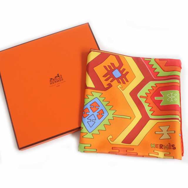 極美品□HERMES/エルメス カレ90 KILIM/キリム チマヨ ネイティブ柄