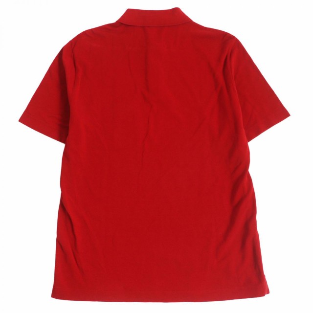 ポロシャツ 半袖 (M) ロゴ 綿１００％ - トップス