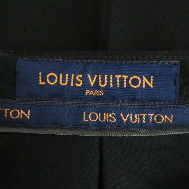 美品□21AW LOUIS VUITTON/ルイヴィトン センタープレス ウールパンツ