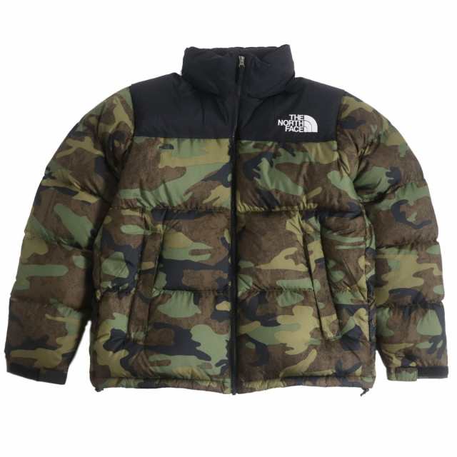 美品□ザ　ノースフェイス ND92235 NOVELTY NUPTSE JACKET フード入り ZIPUP ヌプシジャケット/ダウンジャケット M  カモフラ 正規品 メン｜au PAY マーケット