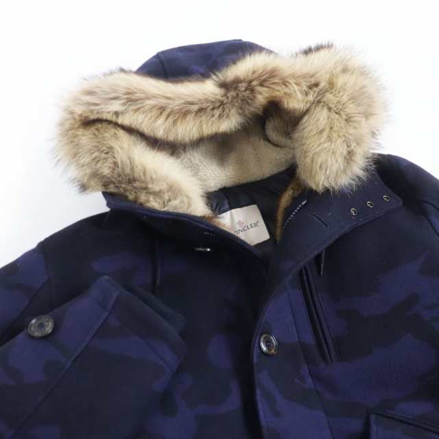 美品□20-21AW MONCLER/モンクレール MINAOUET カモフラ柄 ラクーン