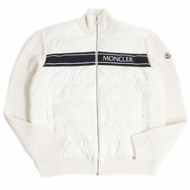 極美品□2022年製 MONCLER/モンクレール CARDIGAN ロゴワッペン付き