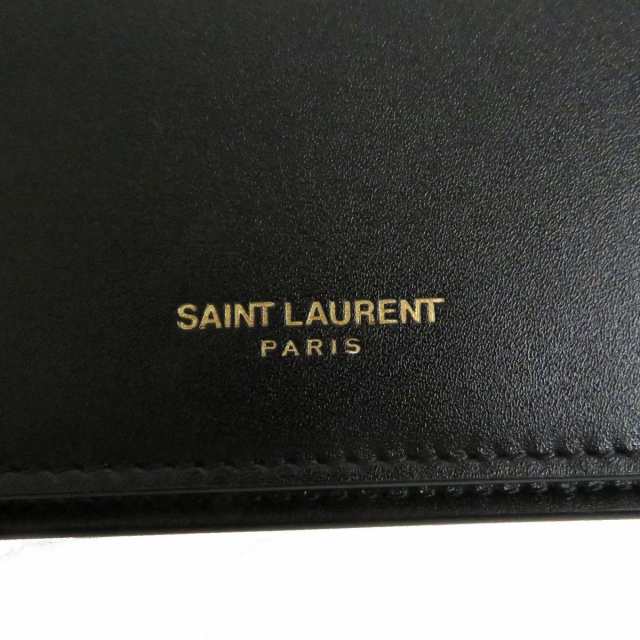 未使用品□SAINT LAURENT PARIS/サンローランパリ 554378 ロゴ入り