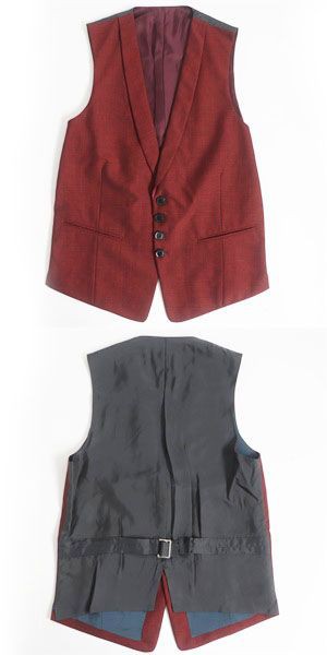 未使用品□Paul Smith/ポールスミス CLISSOLD社製生地 ウール×モヘア シングル スリーピーススーツ セットアップ レッド系 M  日本製 正｜au PAY マーケット