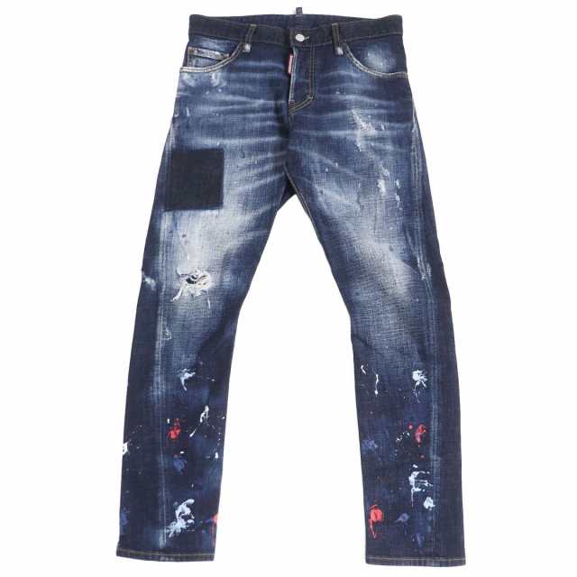 美品□22SS ディースクエアード S71LB1073 Sexy Twist Jean ボタン