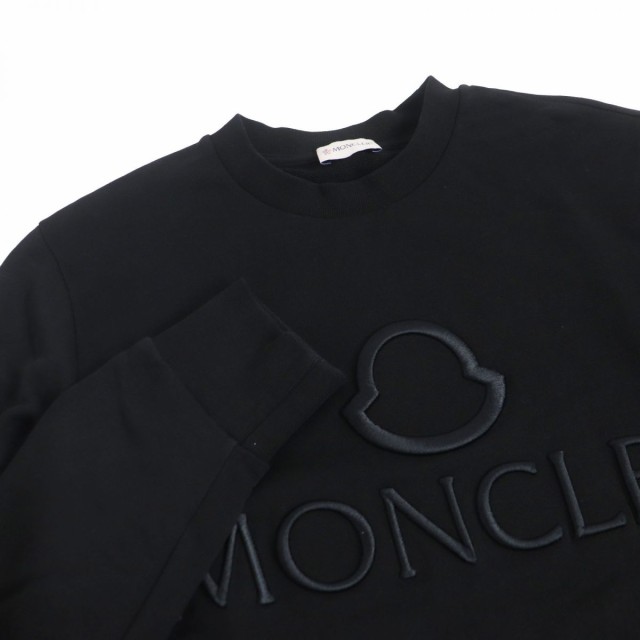 MONCLER ロゴ　スウェット　黒　　M