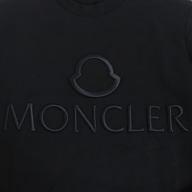 MONCLER ロゴ　スウェット　黒　　M