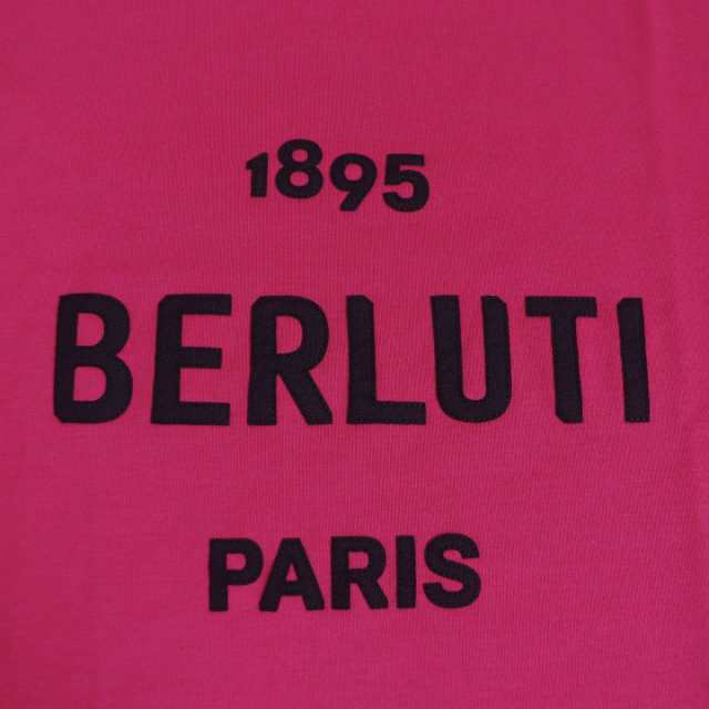 極美品□19SS BERLUTI/ベルルッティ Embroidered Logo T-shirt ロゴ