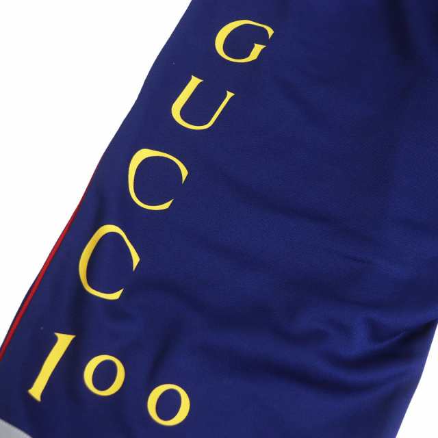 美品□22SS GUCCI/グッチ 100周年 676484 ラインデザイン ロゴワッペン