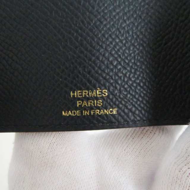 未使用品□HERMES/エルメス ベアン Hロゴ ゴールド金具 ヴォーエプソン 4連 レザーキーケース ブルーインディゴ フランス製 B刻印  箱付き｜au PAY マーケット