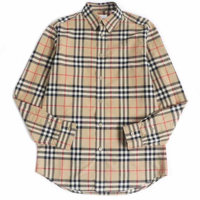 美品□BURBERRY/バーバリー 8020863 ノバチェック 総柄 ロゴボタン