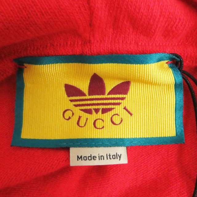 早割クーポン！ GUCCI グッチ フロントロゴ刺繍プルロンT adidas