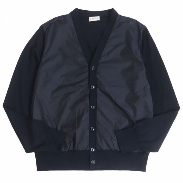 未使用品□2019年製 MONCLER/モンクレール MAGLIA TRICOT CARDIGAN ナイロン切替 長袖 ニットカーディガン/セーター  ネイビー M 正規品の通販はau PAY マーケット - 衣類＆ブランドリサイクルGREEN | au PAY マーケット－通販サイト