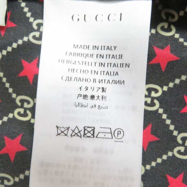 極美品□19AW GUCCI/グッチ 574201 GG スター 総柄 ZIPUP ウィンド