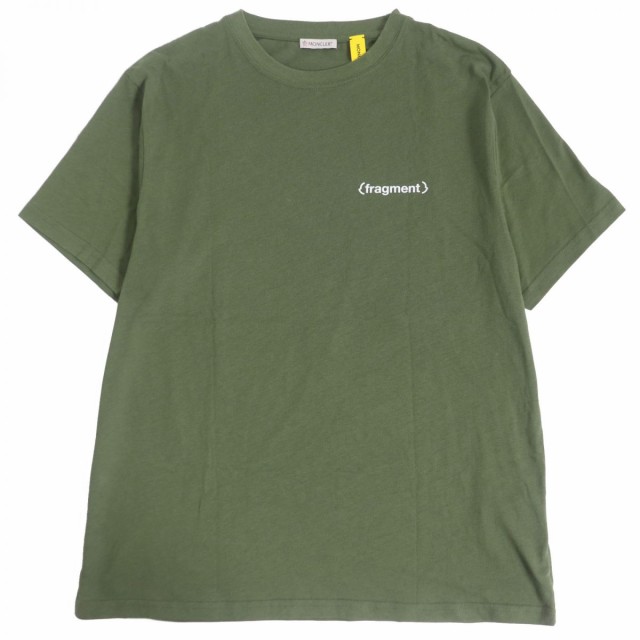 極美品□19AW モンクレールジーニアス 7 フラグメント ヒロシフジワラ MAGLIA T-SHIRT コットン100％ 半袖Tシャツ カーキ S  伊製 正規品｜au PAY マーケット