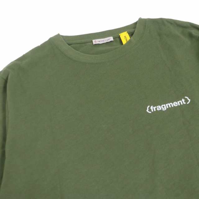 極美品□19AW モンクレールジーニアス 7 フラグメント ヒロシフジワラ MAGLIA T-SHIRT コットン100％ 半袖Tシャツ カーキ S  伊製 正規品｜au PAY マーケット