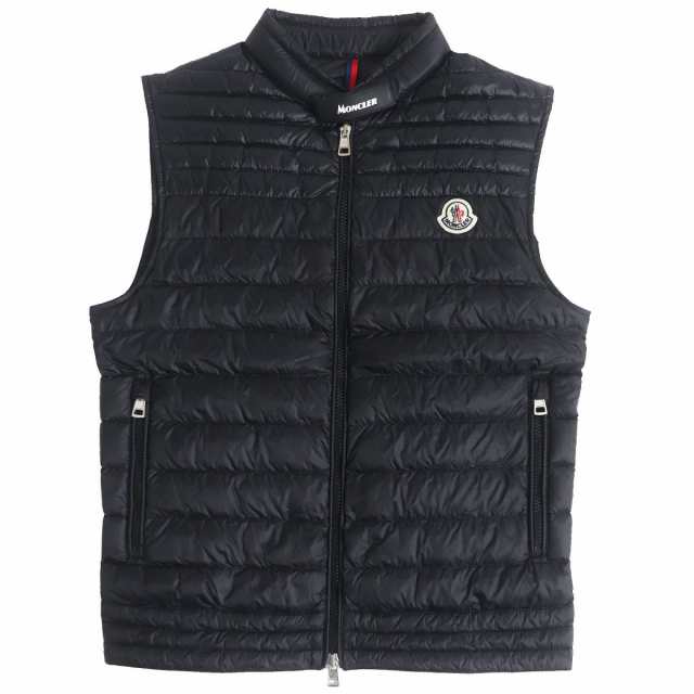 美品□2019年製 MONCLER/モンクレール GIR GILET ロゴワッペン WZIP