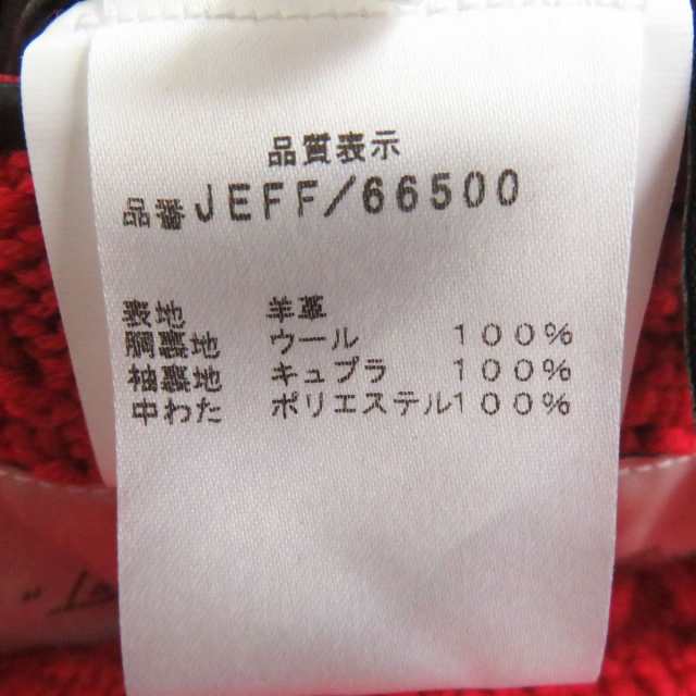 美品□KIRED/キーレッド JEFF/66500 裏ニット地 ダブルジップ