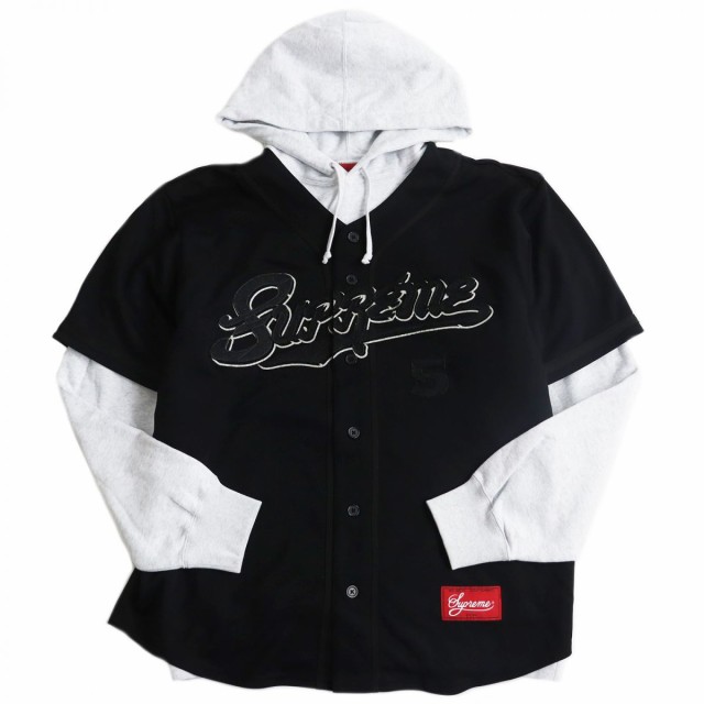 極美品□22SS Supreme/シュプリーム Baseball Jersey Hooded