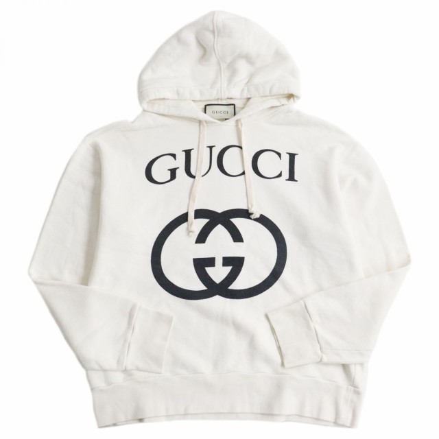 美品□18AW GUCCI/グッチ 475374 インターロッキングG プルオーバー