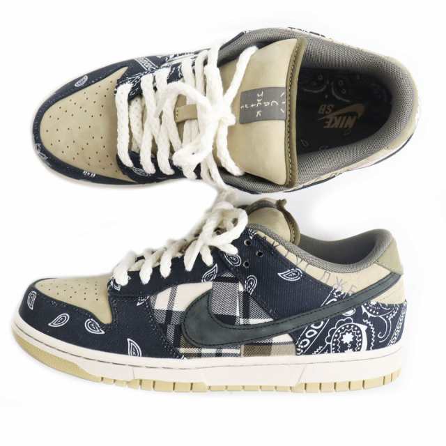 未使用品□ナイキ×Travis Scott CT5053-001 NIKE SB DUNK PRM QS