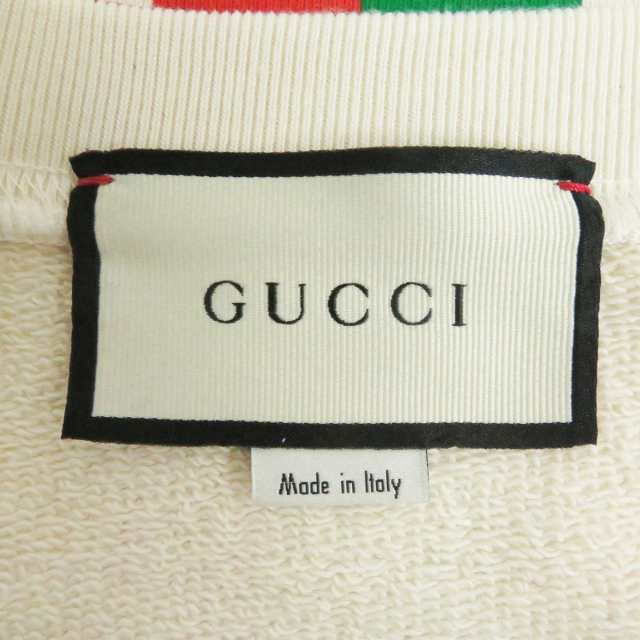 極美品□GUCCI/グッチ 635847 FAKE NOT/ウェブライン プリント