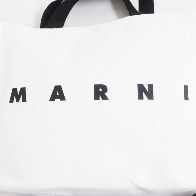 未使用品□MARNI/マルニ SHMQ0053U2 ロゴプリント入り 2WAY キャンバス