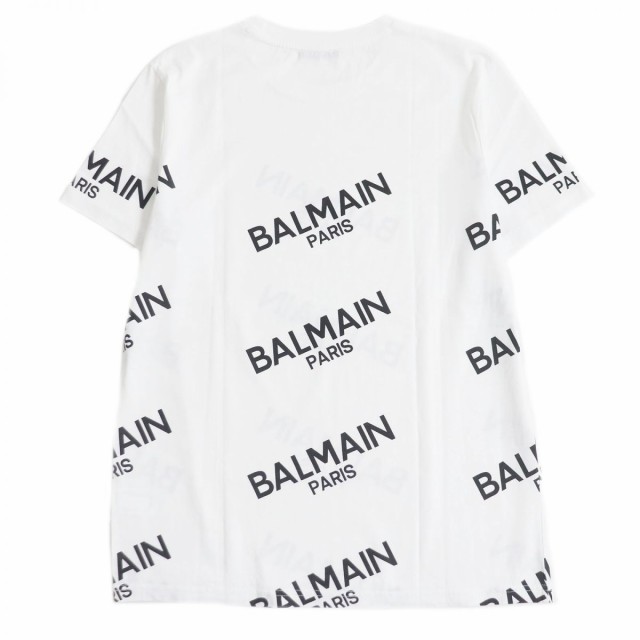 バルマン BALMAIN ロゴ プリント コットン Tシャツ Mサイズコットン100%