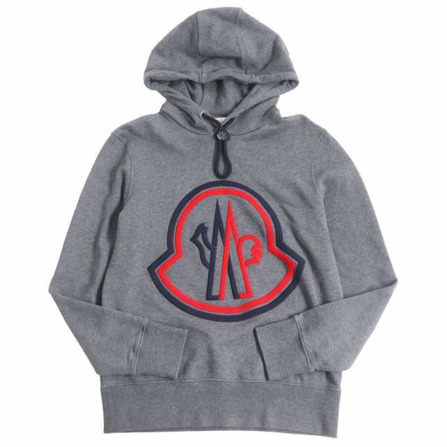 純正箱 MONCLER モンクレール ロゴ ワッペン パーカー プルオーバー