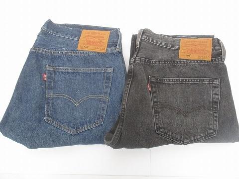 美品 リーバイス Levi’s 501XX ビッグE デニムパンツ ジーンズ 2点 W36 ブルー ブラック メンズ