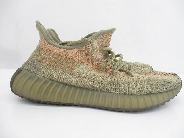 美品 アディダス adidas イージー 350 V2 サンドトープ FZ5240 27.5cm ブラウン メンズ