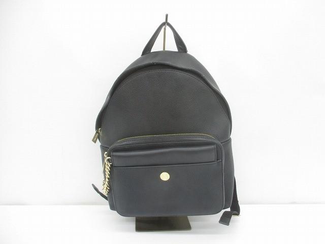 良品 マイケルコース MICHAEL KORS MAISIE 2 IN 1 リュック デイ バック レザー ブラック 黒 レデ