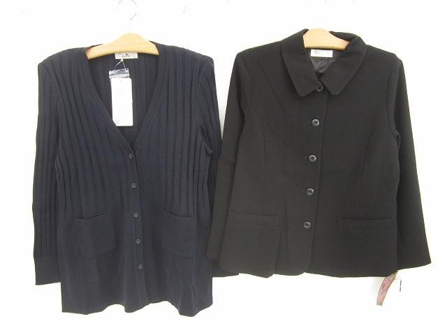 未使用 タグ付き るんびに オルベーラ 東京白ゆり會 ジャケット ロングカーディガン 2点 L 日本製 レディース